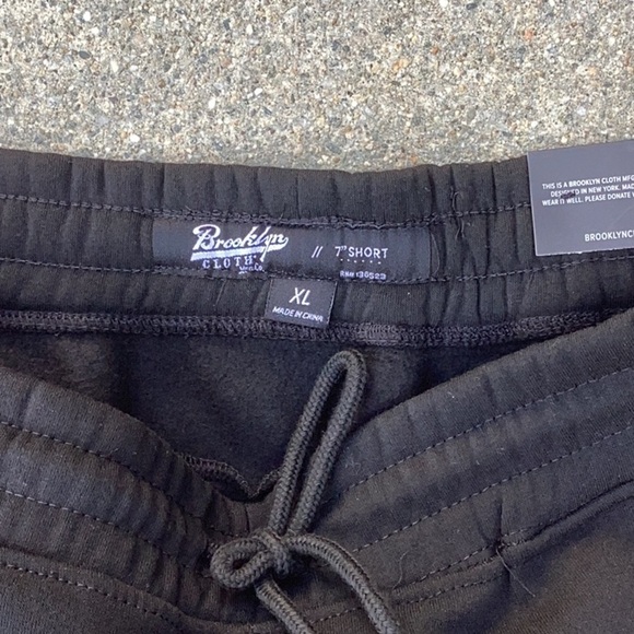 MENS NWT BROOKLYN CLOTH 7” SHORTS BLACK XL - Picture 7 of 9